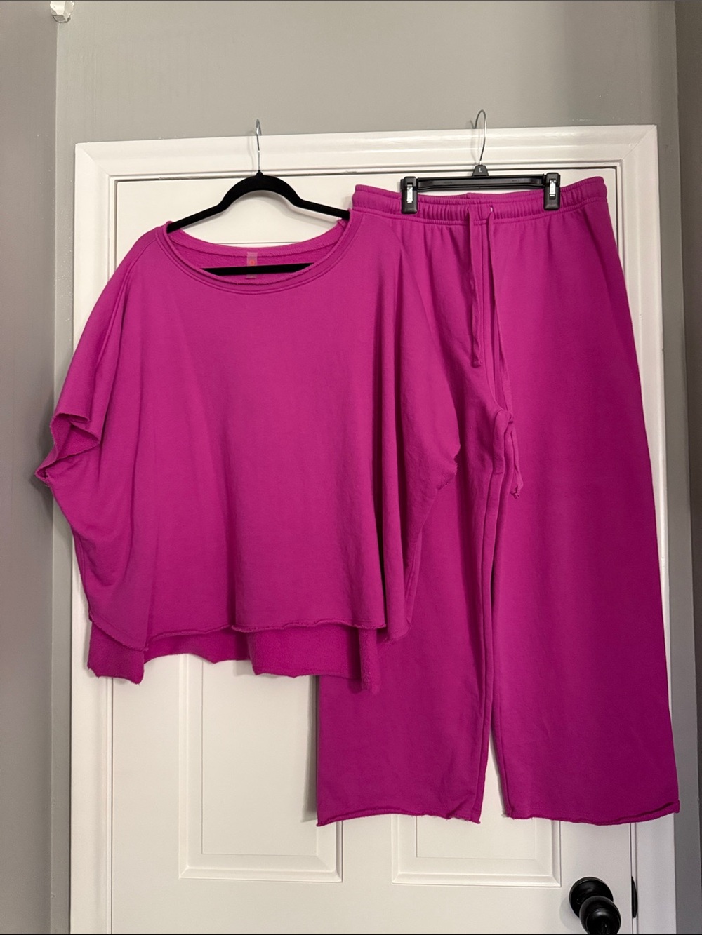 Shop Talulah Mono B Magenta Track Pants & Oversized Top Set
